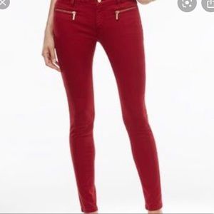 Michael Kors red skinny jeans. Like new